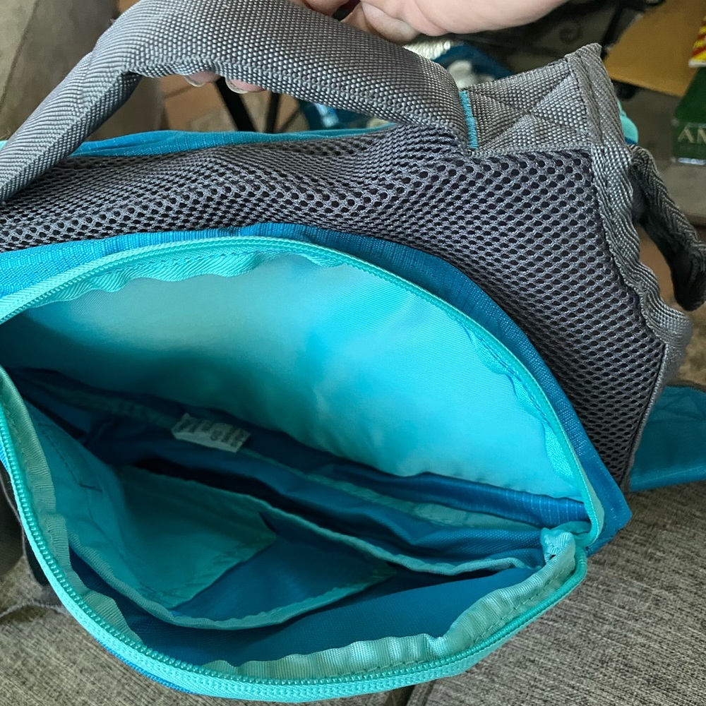 Outward hound doggie hiking travel backpack nylon saddle bag expandable pockets - Picture 6 of 9